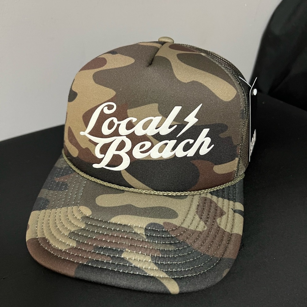 Local Beach Camo Trucker Hat